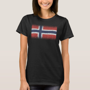 Nationalflagge von Norwegen Souvenir für Männer Fr T-Shirt