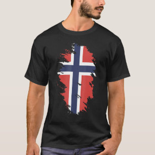 Nationalflagge von Norwegen Souvenir für Männer Fr T-Shirt