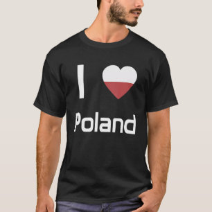 Nationalflagge von Polen Souvenir für Männer Fraue T-Shirt