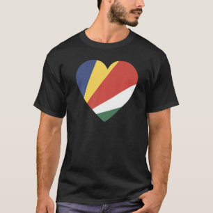 Nationalflagge von Seychellen Souvenir für Männer T-Shirt
