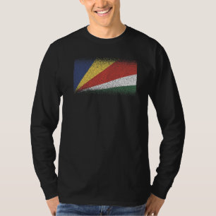 Nationalflagge von Seychellen Souvenir für Männer  T-Shirt