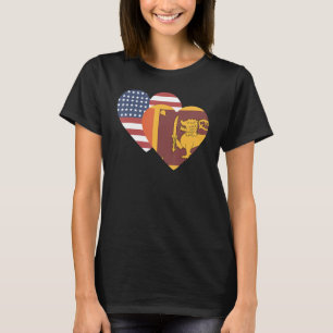 Nationalflagge von Sri Lanka Souvenir für Männer F T-Shirt