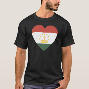 Nationalflagge von Tadschikistan Souvenir für Männ T-Shirt