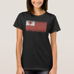 Nationalflagge von Tonga Souvenir für Männer Fraue T-Shirt