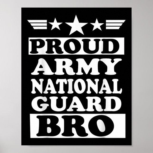 Nationalgarde der Proud-Armee Bruderlandschaft Poster (Vorne)