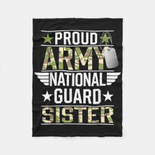 Nationalgarde der Proud-Armee Sister Veterans Day  Fleecedecke