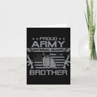Nationalgarde der Proud Brüderflagge USA Militar