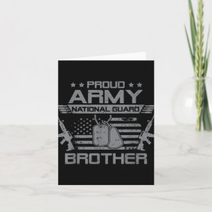 Nationalgarde der Proud Brüderflagge USA Militar Karte