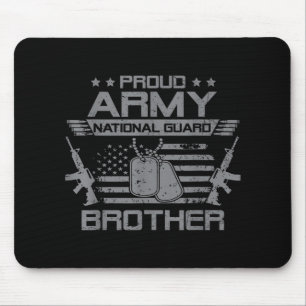 Nationalgarde der Proud Brüderflagge USA Militar Mousepad