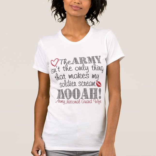 Nationalgarde-Schrei HOOAH T-Shirt (Vorderseite)