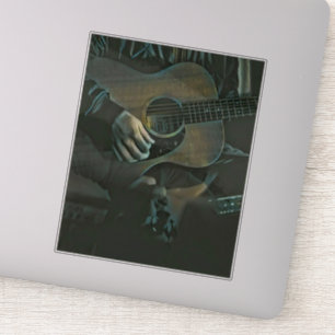 Nationalgitarrengeschenk Aufkleber