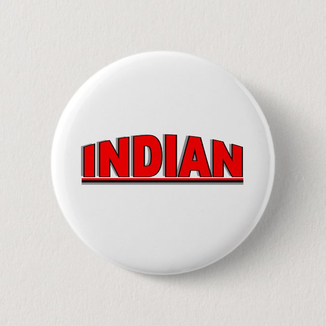 Nationalitäten - "Inder " Button (Vorderseite)