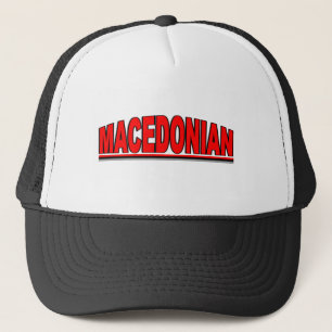 Nationalitäten - "Macedonian " Truckerkappe