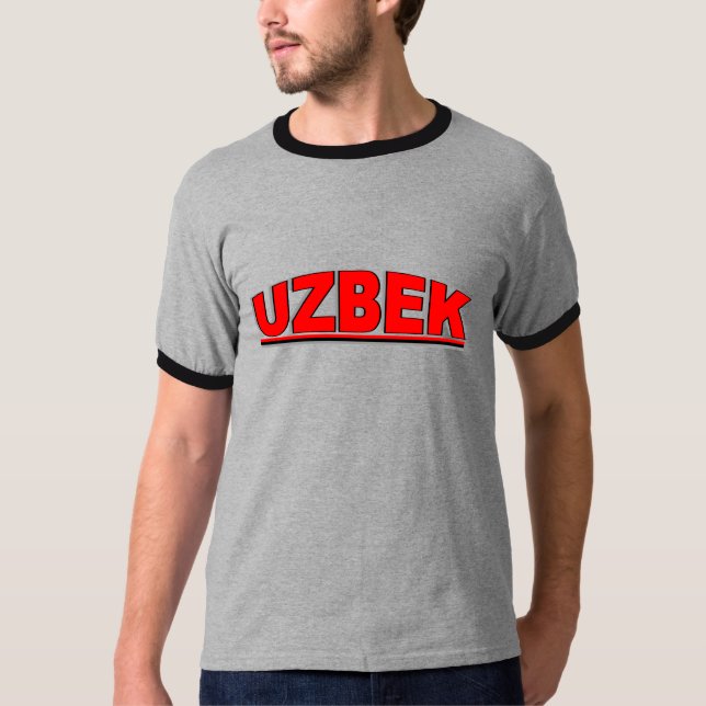 Nationalitäten - "Usbek " T-Shirt (Vorderseite)