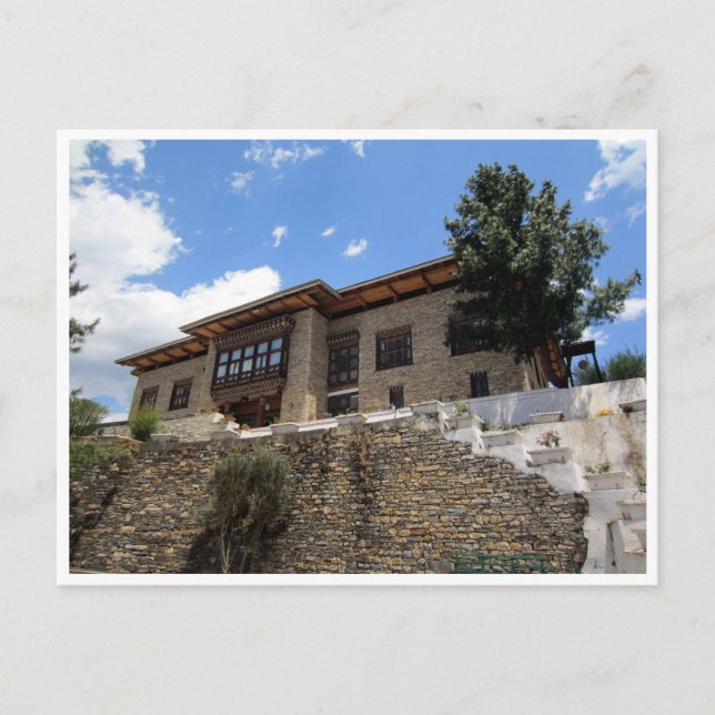 Nationalmuseum Bhutan Postkarte (Vorderseite)