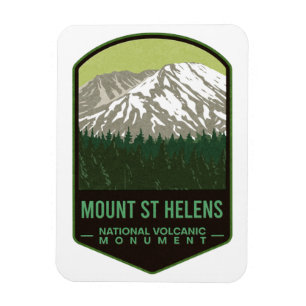 Nationalmuseum Monte Saint Helens Magnet