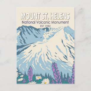 Nationalmuseum Monument San Helens Postkarte