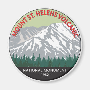 Nationalmuseum St. Helens Vintag Magnet