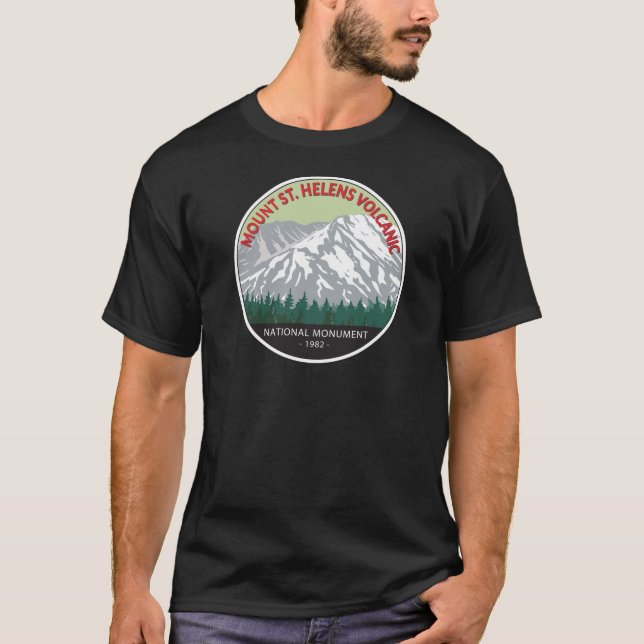 Nationalmuseum St. Helens Vintag T-Shirt (Vorderseite)