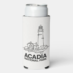 Nationalpark Acadia Lighthouse Kunst, Dichtung und Selters Dosenkühler