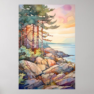 Nationalpark Acadia Poster