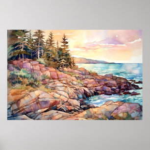 Nationalpark Acadia Poster
