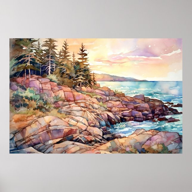 Nationalpark Acadia Poster (Vorne)