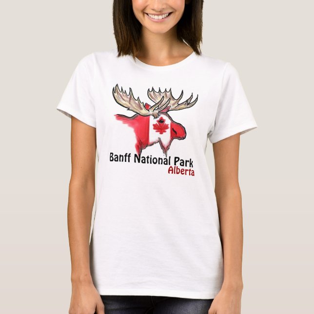 Nationalpark-Albertas Kanada Banffs T-Shirt (Vorderseite)