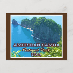 NATIONALPARK AMERICAN SAMOA - AMERICAN SAMOA POSTKARTE