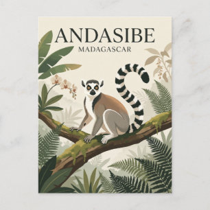 Nationalpark Andasibe-Mantadia Madagaskar Postkarte