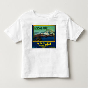 Nationalpark-Apple-Kiste LabelHood Fluss ODER Kleinkind T-shirt