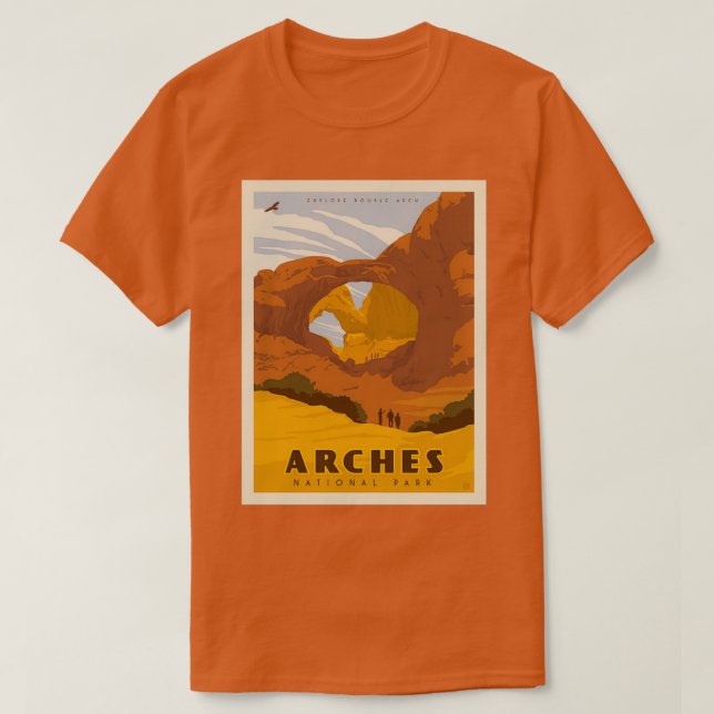 Nationalpark Arches 61 T-Shirt (Design vorne)