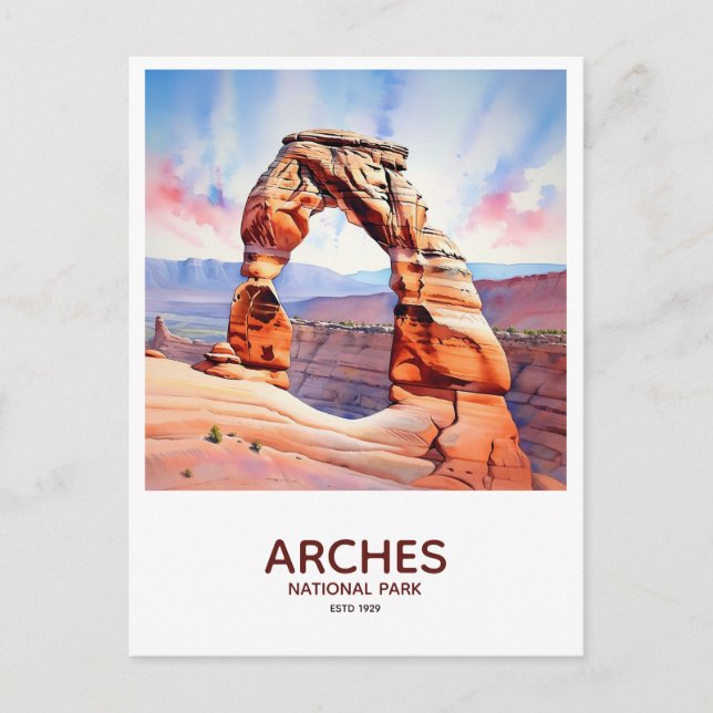 Nationalpark Arches - Delikatessen Postkarte (Vorderseite)