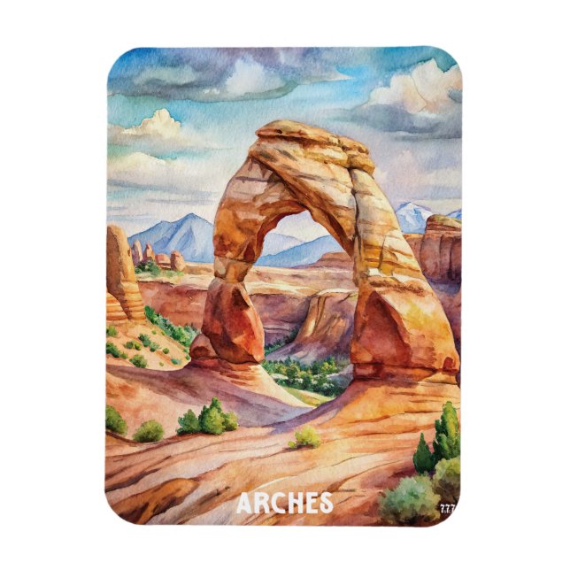 Nationalpark Arches Magnet (Vertikal)