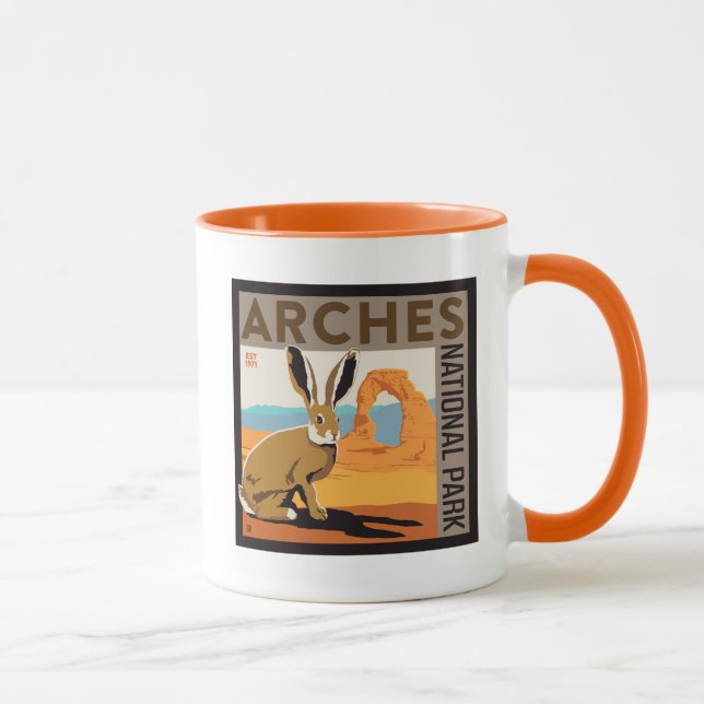Nationalpark Arches, Utah | Kaninchen Tasse (Rechts)
