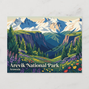 Nationalpark Arevik Armenien Postkarte