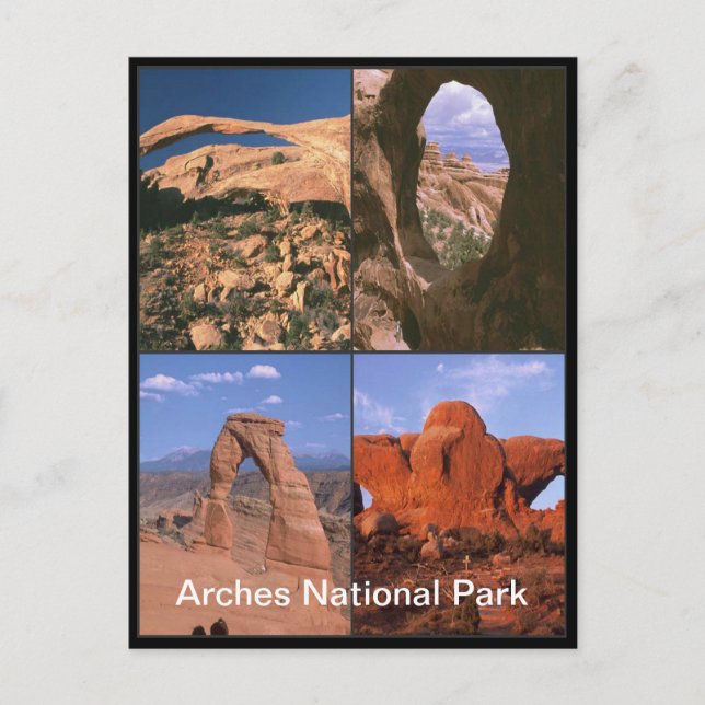 Nationalpark Arktis Nationalpark Sandstone Aches F Postkarte (Vorderseite)