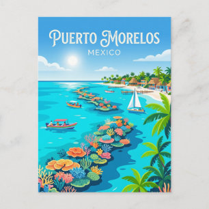 Nationalpark Arrecife de Puerto Morelos Mexiko Postkarte