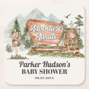 Nationalpark Babydusche Party Untersetzer