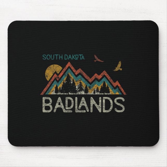 Nationalpark Badlands Süd-Dakota Der Park der Vill Mousepad (Vorne)