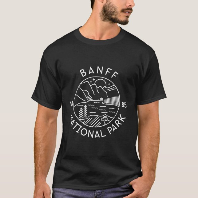 Nationalpark Banff 1885 Alberta T-Shirt (Vorderseite)