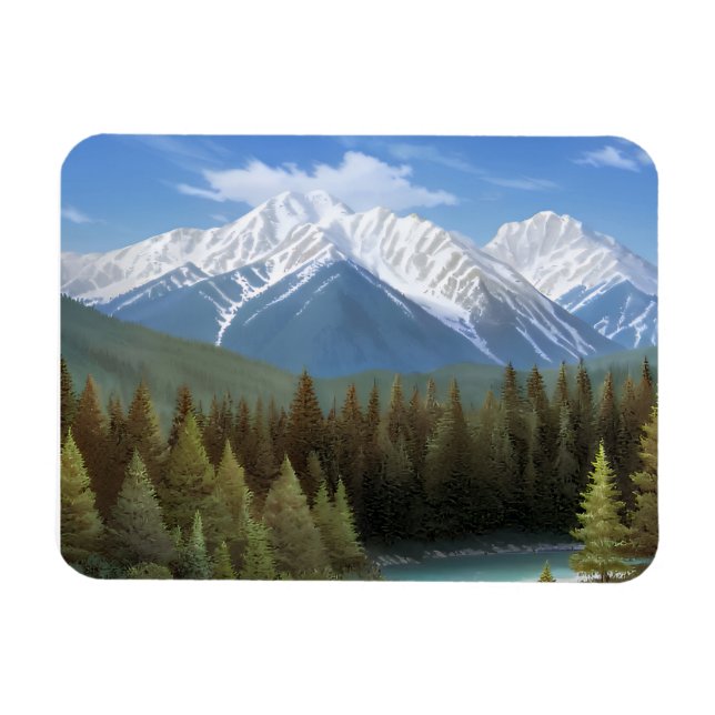 Nationalpark Banff, Alberta, Kanada. Magnet (Horizontal)