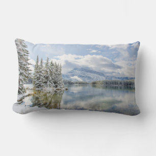 Nationalpark Banff im Winter Lendenkissen
