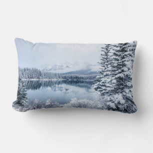 Nationalpark Banff im Winter Lendenkissen