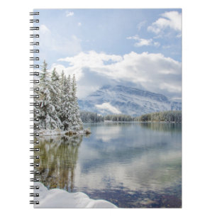 Nationalpark Banff im Winter Notizblock