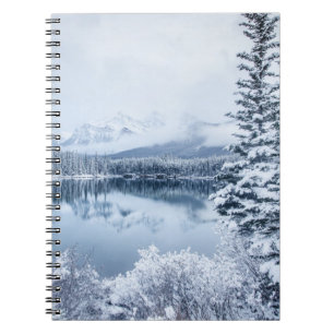Nationalpark Banff im Winter Notizblock