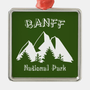 Nationalpark Banff Ornament Aus Metall