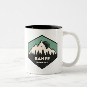 Nationalpark Banff Zweifarbige Tasse
