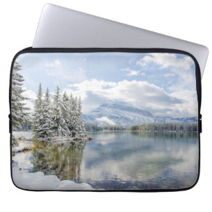 Nationalpark Banffs im Winter Laptopschutzhülle