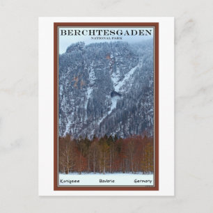 Nationalpark Berchtesgaden - Winter Postkarte